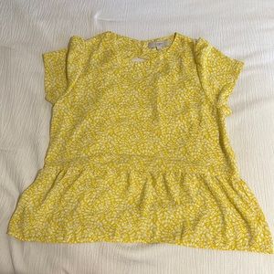Women’s Loft Yellow Blouse